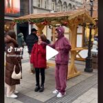 VIDEO – S-a apropiat de o vizitatoare de la Targul de Craciun si a facut un gest scandalos – Totul s-a terminat insa cu bine
